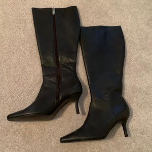 Women’s Boots, one black pair, one dark brown pair